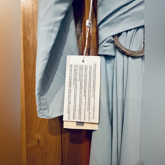 NWT - TS Couture - Ice-Blue Full-Length Formal Gown, 2 - Picture 6 of 15